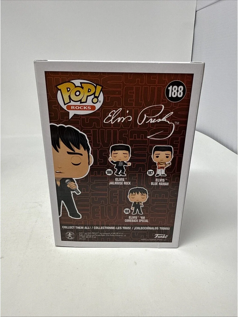 Funko POP! ELVIS '68 COMEBACK SPECIAL #188 EXCLUSIVE DIAMOND
